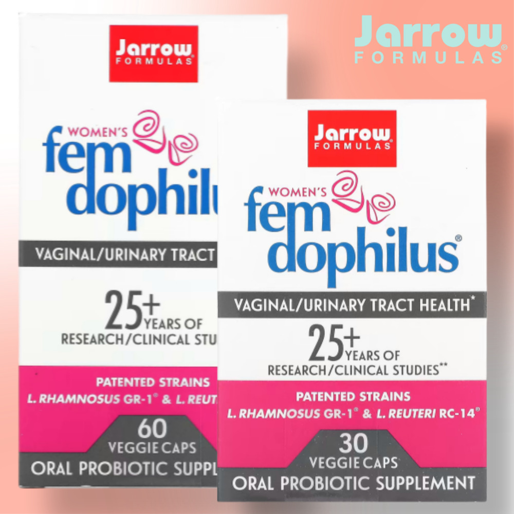 재로우 <b>우먼</b> 펨-<b>도필러스 여성</b> 유산균 <b>50억</b> 베지테리안 30 60 캡슐