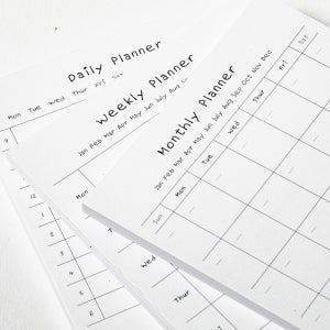 CCS 플래너 떡메 3종 일간 주간 월간 계획 떡메모지 계획표