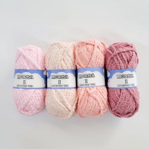 유나뜨개 몽실2 80g 10+1 수면사 극세사 목도리 수면실