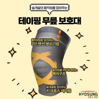 얇은 의료용 테이핑 무릎 보호대 보성 약국 슬개골 등산 헬스 축구 농구 테니스 골프 군대