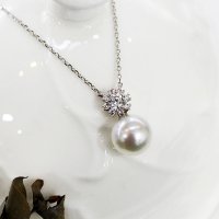 14K, 18K 8mm 해수진주목걸이(아코야진주목걸이) N1047