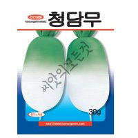 김장무씨앗 청담무종자 무우씨 30g