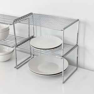 까사델라 스텐 그릇 정리대 접시 거치대 꽂이 기본형 2P세트