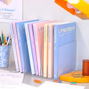 LP NOTEBOOK Type E 코넬 모눈 라인 하프모눈 하프라인 스프링노트