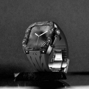 카본코리아 애플워치11 티타늄 카본케이스 실리콘 일체형스트랩 애차드밀 46mm 10