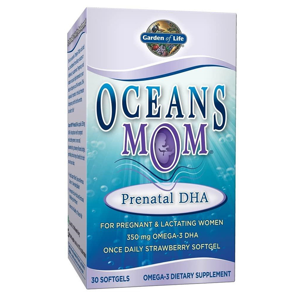 <b>Garden of Life</b> Oceans Mom Prenatal <b>DHA</b> <b>가든오브라이프</b> 오션스맘 임산부 30소프트젤
