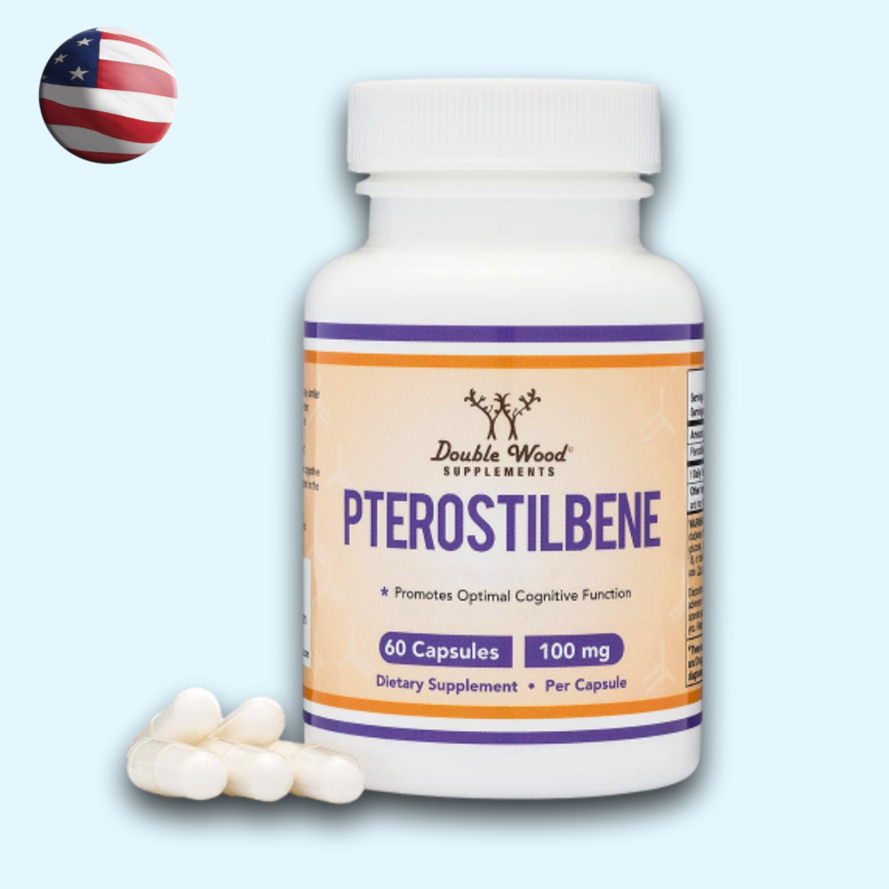 더블우드 프테로<b>스틸벤</b> 100mg 프로<b>스틸벤</b> 효능 고약사 60캡슐