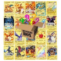 포켓몬 카드 cartas pokemon 미스터리 상자 금속 스페인어 영어 v anime