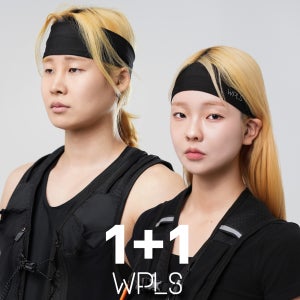 WPLS 스포츠 헤어밴드 남자 여자 운동 러닝 헤드 땀흡수 크로스핏 헬스 블랙 1+1