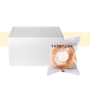 우유크림 카스테라 120g, 24개 포냉포장 1박스 대용량 업소용 개별포장 카스텔라