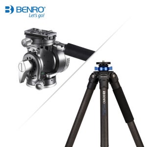 [BENRO] 벤로 클래식 카본 삼각대 마하 TMA48CXL + WH15 비디오헤드 세트