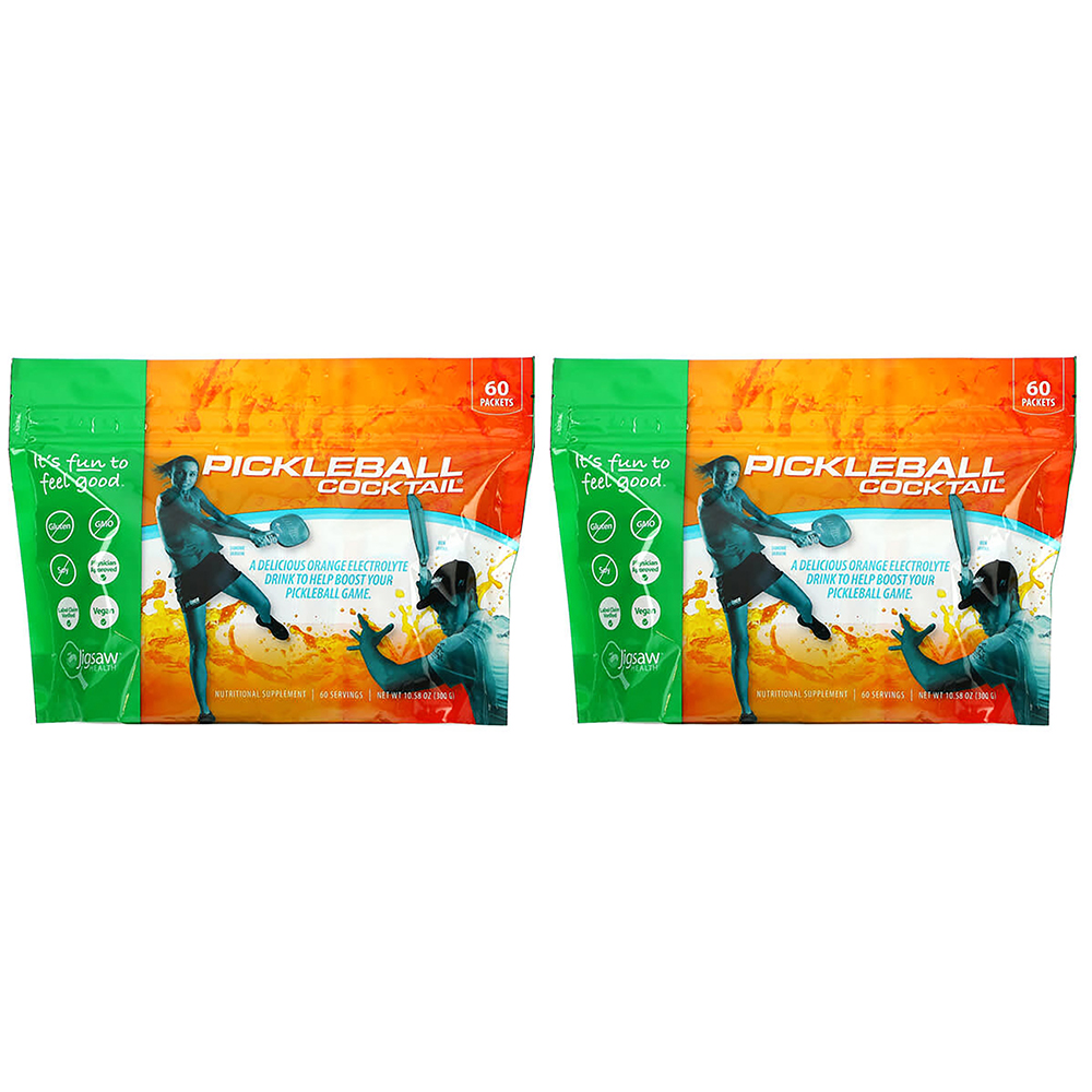 <b>Jigsaw Health</b> 피클볼 칵테일 전해질 드링크 오렌지 60팩 300g x 2개