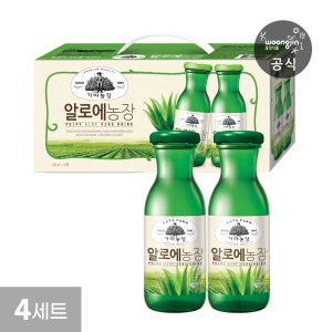 가야농장 알로에 180mL 12병 4세트