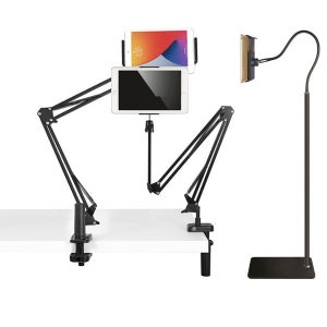 태블릿 스마트폰 침대 자바라 테이블 책상 거치대 스텐드 모든 방향 고정가능