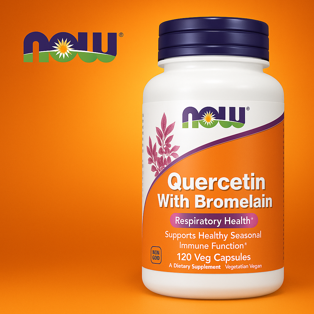 <b>나우푸드</b> 퀘르세틴 케르세틴 브로멜라인 Quercetin with Bromelain 120캡슐