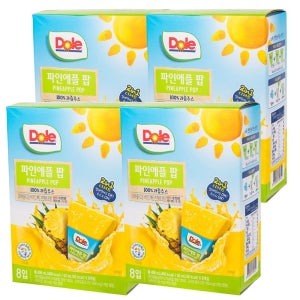 DOLE 후룻팝 62ml x 8 x 8 박스 - 파인애플팝