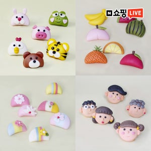 [라이브전용] 쌀이랑놀자 베이직 라이스클레이 떡 만들기 초코 쿠키 꾸미기 세트