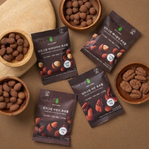 넛츠그린 아몬드 초코볼 150g 다크 제로 초콜릿 비건 견과류 단백질 저당 간식