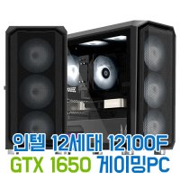 호스트컴 게이밍 조립컴퓨터 12세대 12100F GTX1650 롤 메이플 서든어택 PC