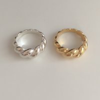 (모앳/반지) croissant ring (silver925) 크루아상 링, 트위스트링