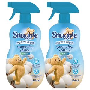 스너글 섬유탈취제 허거블코튼 470ml 2개 섬유향수 드레스퍼퓸 룸스프레이