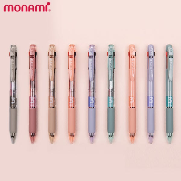 모나미 플립3 FLIP3 3색볼펜 멀티펜 국산볼펜