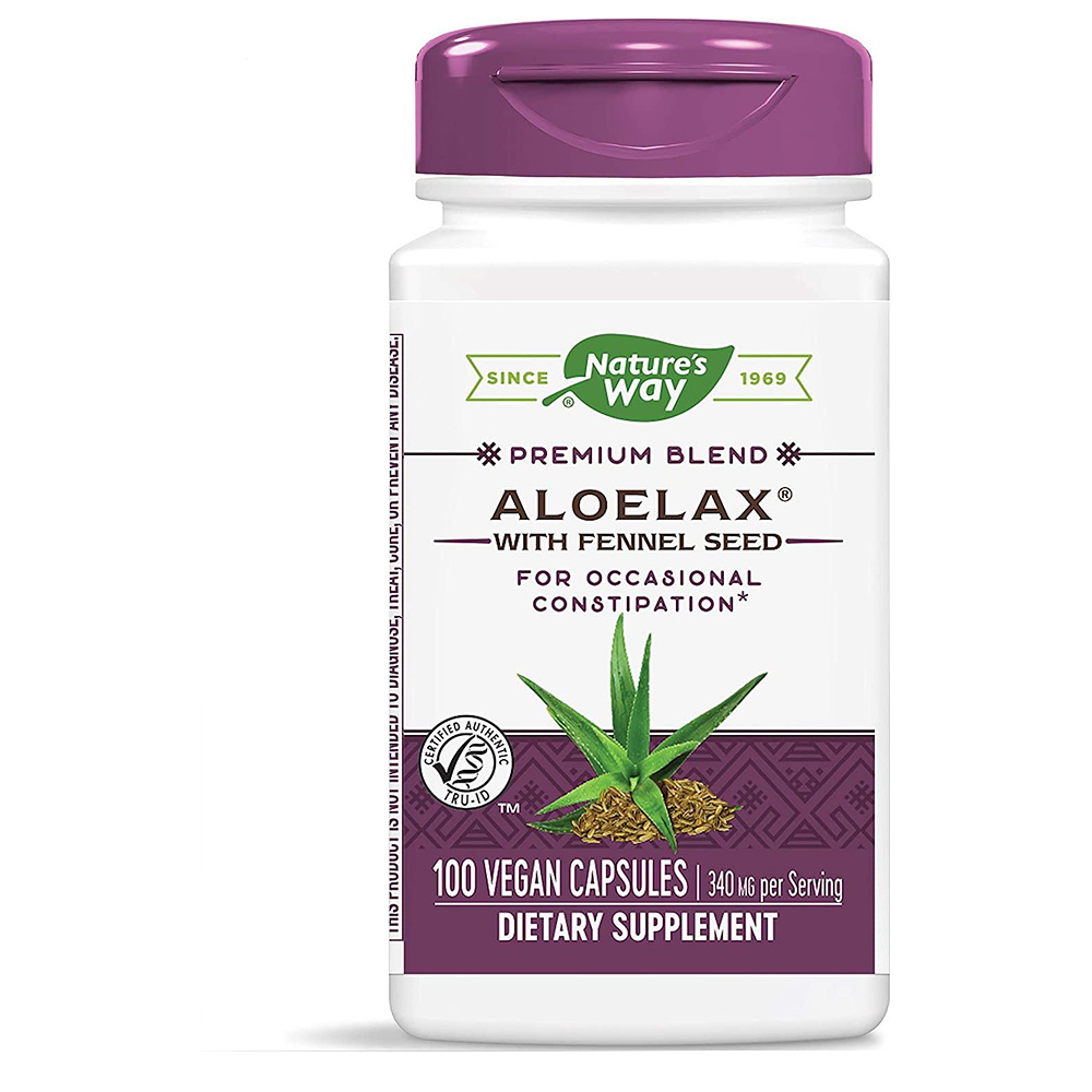 Natures way Aloelax 네이쳐스웨이 <b>알로에</b> 100베지캡슐