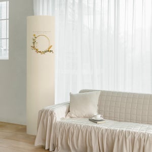 더자리 가든데코 스탠드형 에어컨커버 삼성무풍2구 칸타빌레