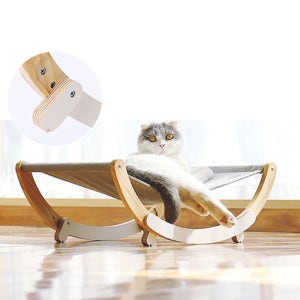 고양이해먹 곡선형 쿠션 침대 편안한