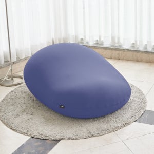 아르셰 모찌 빈백 소파 커버 나일론 스판 블루그레이, 1인용