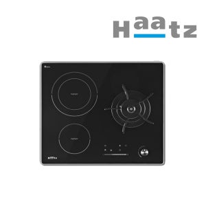 하츠 3구 가스 하이브리드 하이라이트 전기레인지 빌트인 쿡탑 렌지 GEC-3601GARH 560x480