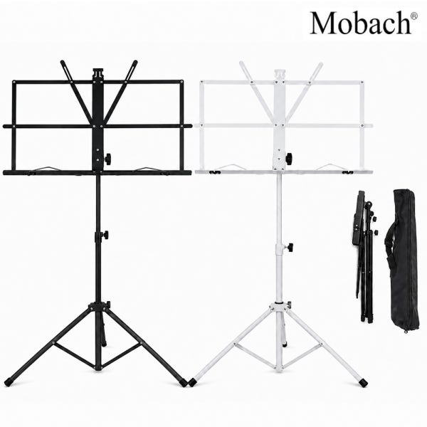 포드림샵 Mobach 전문가용 악보 보면대 악보대 지휘자 경량 휴대용 스탠드 접이식 MS-300