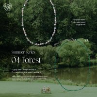 Forest. 그레이 진주 포레스트 목걸이