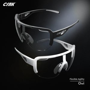 [CRNK 아울] 자전거 고글 변색 렌즈 방풍 스포츠 등산 러닝 골프