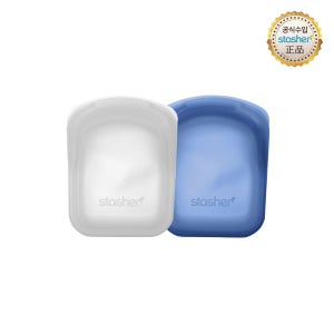 스타셔 포켓 투명파우치 2p세트 (클리어+딥오션)