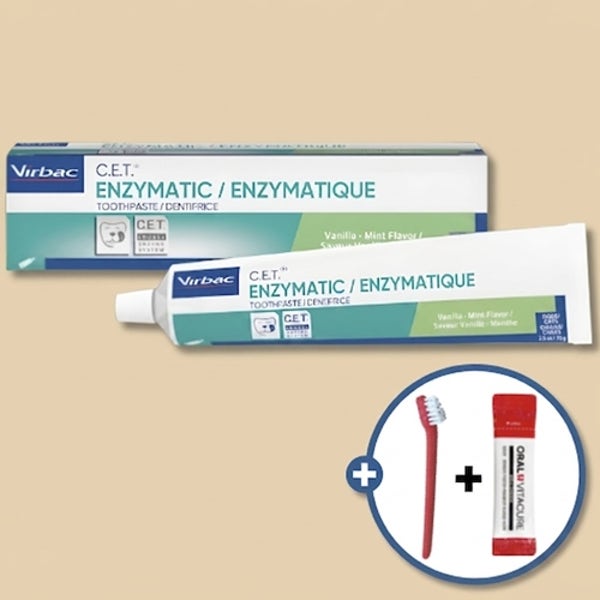 버박 C.E.T 치약 바닐라민트맛 강아지 고양이 70g Virbac C.E.T Enzymatic ENZYMATIQUE 이중효소