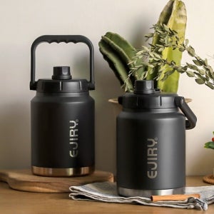 에지리홀트 스테인리스 보온 보냉 워터저그 2L 대용량 (캠핑용 차박용 일상용)