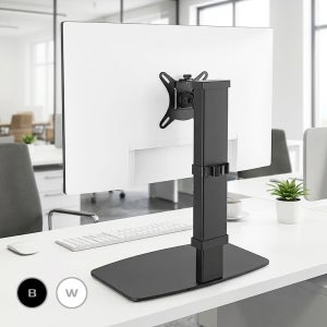 이지마운트 모니터암 모니터 거치대 스탠드 싱글 높이조절 세로거치 벽면밀착 SMS1032