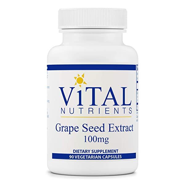 Vital Nutrients 포도씨추출물 for Vein Health 90 캡슐 100 mg