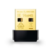 TL-WN725N 무선랜카드 티피링크 USB2.0 무선랜 2.4Ghz=150Mbps 안테나(내장형) 802.11n,g,b AP모드 초소형
