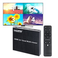 화면분할기 모니터 공유기 HDMI 분배기 4분할