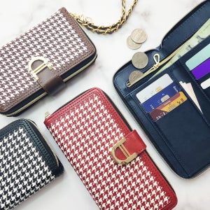 갤럭시 퀀텀2 케이스 A82 하운드 투스 체크 다이어리