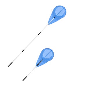 200cm (3단 알루미늄 잠자리채 대형 3호-블루) 2m 잠자리채망 접이식 뜰채 말벌채 양봉채 낚시 뮬고기 어망 곤충 채집 안테나 길이조절 빅사이즈