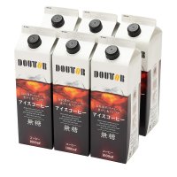 Doutor 일본 도토루 아이스 커피 무당 1000ml 6개