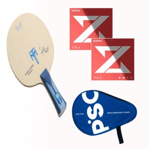 버터플라이 티모볼ALC 라켓 FL그립 선택1번 제타(양면)+케이스