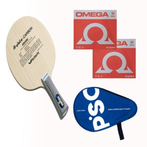 버터플라이 비스카리아 FL그립 라켓 선택1번 오메가2(양면)+케이스