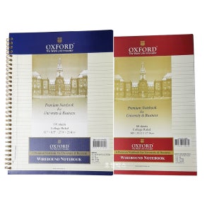 옥스포드 스프링노트 좌철 뜯어쓰는노트 PP A4 100매 / B5 80매 10권