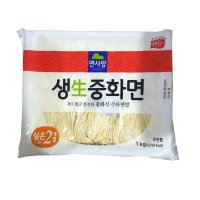 생중화면 짬뽕 짜장 생면 수타면발 중화식 업소용 식재료 6인분 1kg