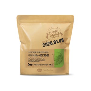 가장맛있는시간30일 캣 그레인프리 크런치 닭고기 어덜트 (500g) 가맛시