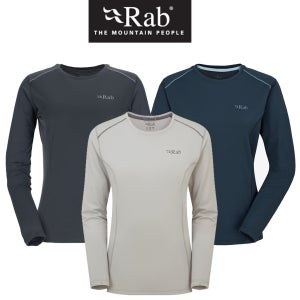 랩 RAB 포스 속건성 경량 쿨링 자외선차단 여름 여성 긴팔 티셔츠 QBL-08